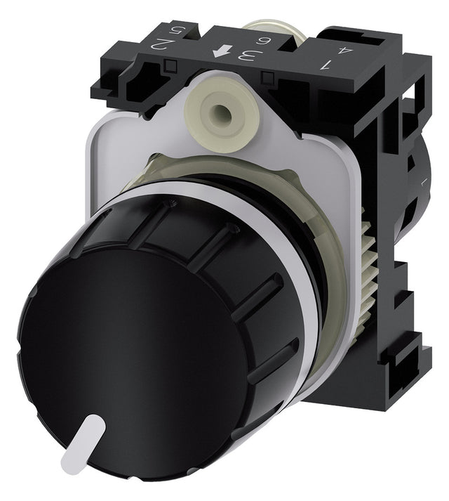 SIEMENS Potentiometer 10000Ohm 0,5W IP68 3SU1200-2PS10-1AA0  22mm