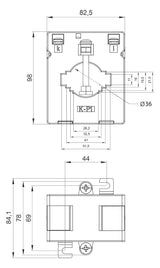 SIEMENS Aufsteckstromwandler Kl=1 4NC5330-0CE21 750A/1A m.Berühr.schutz