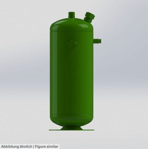 Flüssigkeitssammler FBS-8-2021, 8 Liter stehend, 33bar, ohne Anschlussventile