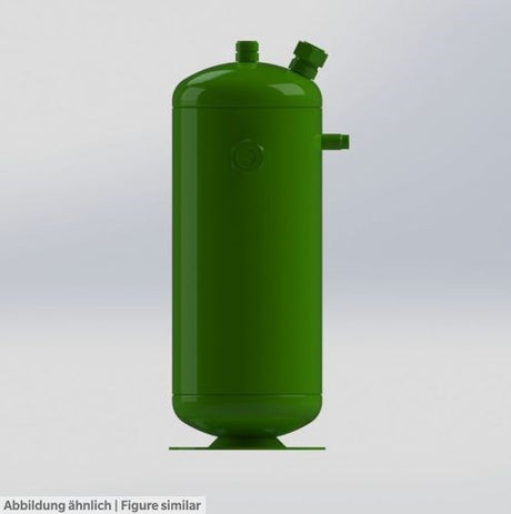 Flüssigkeitssammler FBS-8-2021, 8 Liter stehend, 33bar, ohne Anschlussventile