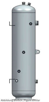 Flüssigkeitssammler FBUH-40 40 Liter stehend+liegend, 46bar, o. Anschl.-Vent.