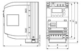 SIEMENS Frequenzumrichter 200-240V E1ph 6SL3210-5BB13-7BV1 A3ph 550Hz 50/60Hz