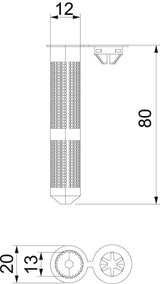BETTERMANN Injectionsankerhülse M12x80mm VMU-SH 12x80 Kst unbeh