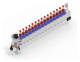 Rehau RAUTHERM SPEED Verteiler HKV-D Polymer 15 Kreise, Konnektor 16 | 14708301001