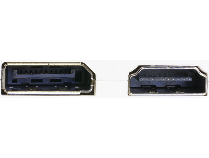 Delock Adapter mini DisplayPort 1.1 Stecker > DisplayPort / HDMI / DVI Buchse Passiv weiß