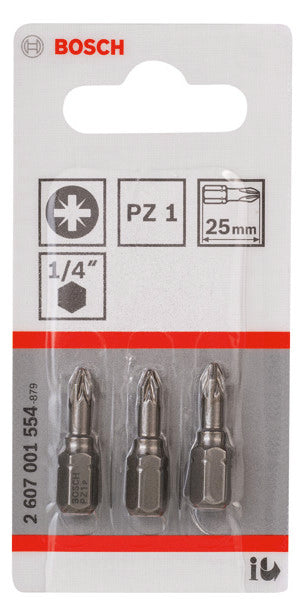 BOSCH-EW Bit Pm 1 1mm L=25mm 6,4mm(1/4) 2607001554