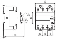 GEWISS FI-Schutzschalter A 4p 400V 40A Power GWD4132 0,03A 4TE REG 10kA