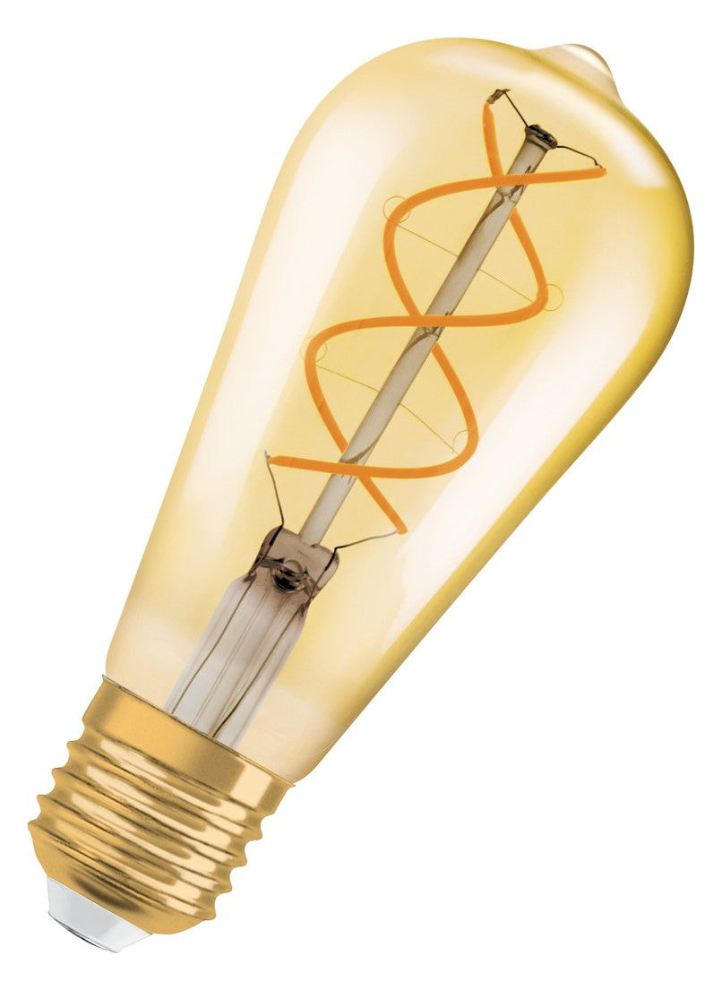 OSRAM LED-Lampe FM E27 4W 2000K go 300lm Vintage 1906 Edison 28 Fil DIM 4W 8 G