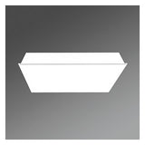 REGIOLUX LED-Deckeneinbauleuchte 28W ws planara -PNEO/625 IP 54 4400 840 ET 4000