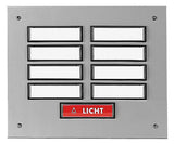 GROTHE Klingeltableau syst.unabh Alu UP ETA 845 EV1 9tast alu