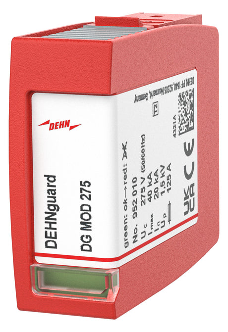DEHN SE Überspannungsableiter 230VAC 1TE DG MOD 275 1,25kV Basiselem 20kA