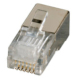 Modular-Stecker RJ12 STP, E-MO 6/6 G, VPE 100 Packung