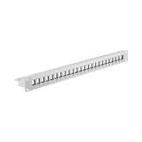 Verteilerfeld 19" 1HE, 24-Port, Metall, grau RAL7035 Stück