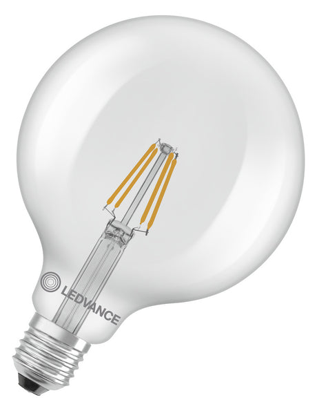 LEDVANCE LED-Kugellampe FM E27 G125 3,4W LED Clas Globe 125 40 Filament P 3. 2700