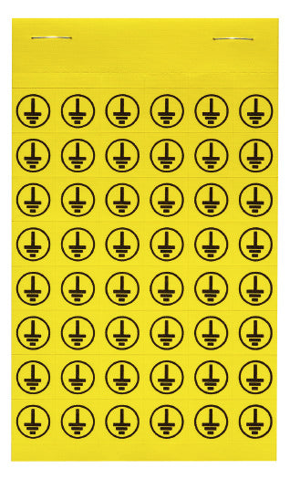 WEIDMÜLLER Kennzeichnungsmaterial ge SYMBOL-PACK 14X14 ERDE Piktogramm