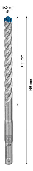 BOSCH-EW Hammerbohrer  10mm SDSplus SDS plus-7X 1pc 100/165mm f.Beton