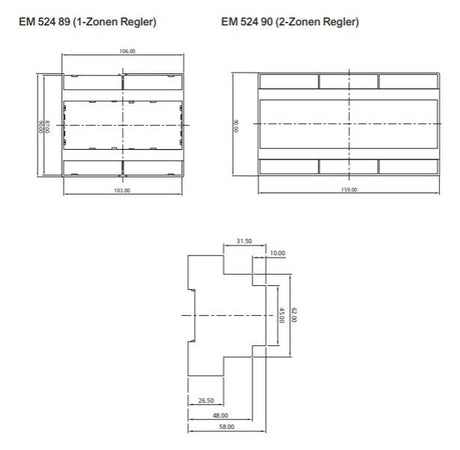 EBERLE Temperaturregler EM 524 89