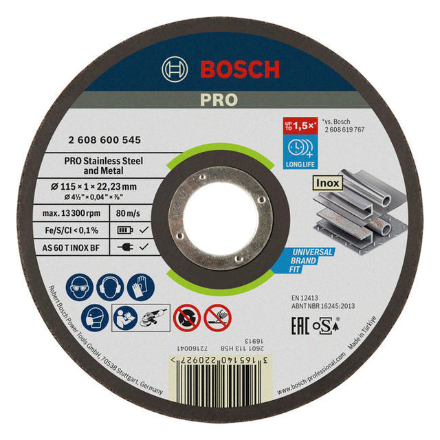 BOSCH-EW Trennscheibe 115x1mm 2608600545