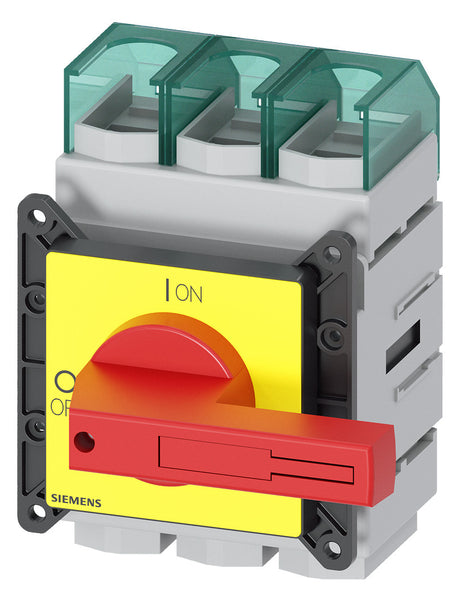 SIEMENS Hauptschalter 160A 3p IP65 Einb 3LD2405-0TK13 Wart/Rep NOT-AUS 110kW/AC