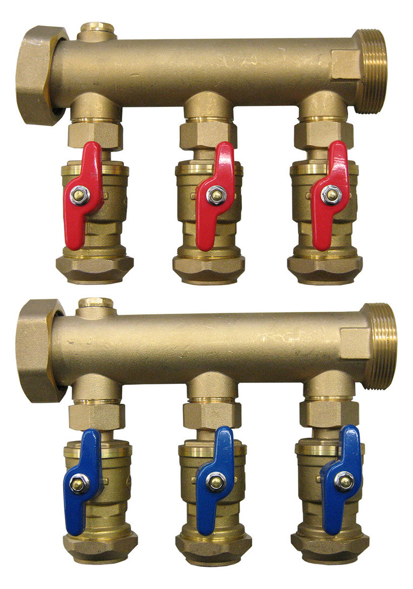 Dimplex Solekreisverteiler 3-fach mit Klemmringverschraubungen | 363870