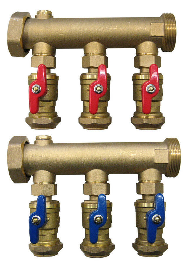 Dimplex Solekreisverteiler 3-fach mit Klemmringverschraubungen | 363870