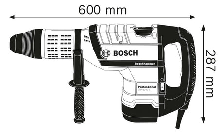 BOSCH-EW Bohrhammer 1700W SDSmax 11,5kg Professional GBH 12-52 D Beton= 52mm