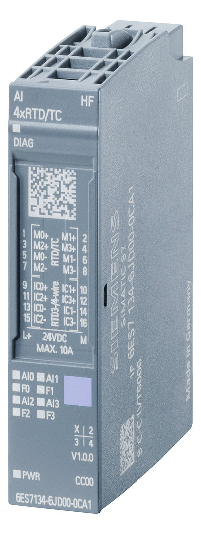 SIEMENS Analoges I/O-Modul DC 19,2-28,8V 6ES7134-6JD00-0CA1
