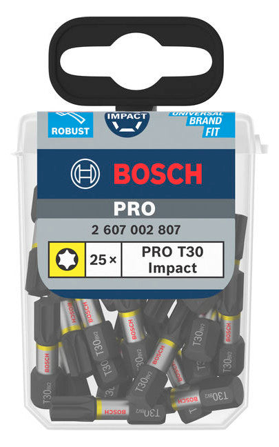 BOSCH-EW Bit TX30 L=25mm 2607002807