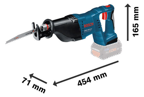 BOSCH-EW Akku-Säbelsäge 18V 28mm 2700U Professional GSA 18 V-LI