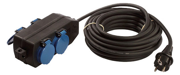 BACHMANN Steckdosenleiste 4f sw 10m IP44 349.044 1,5qmm