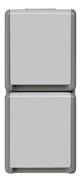 SIEMENS Steckdose 2f dgr glz AP Klappd DELTAfläche 5UB4723 IP44