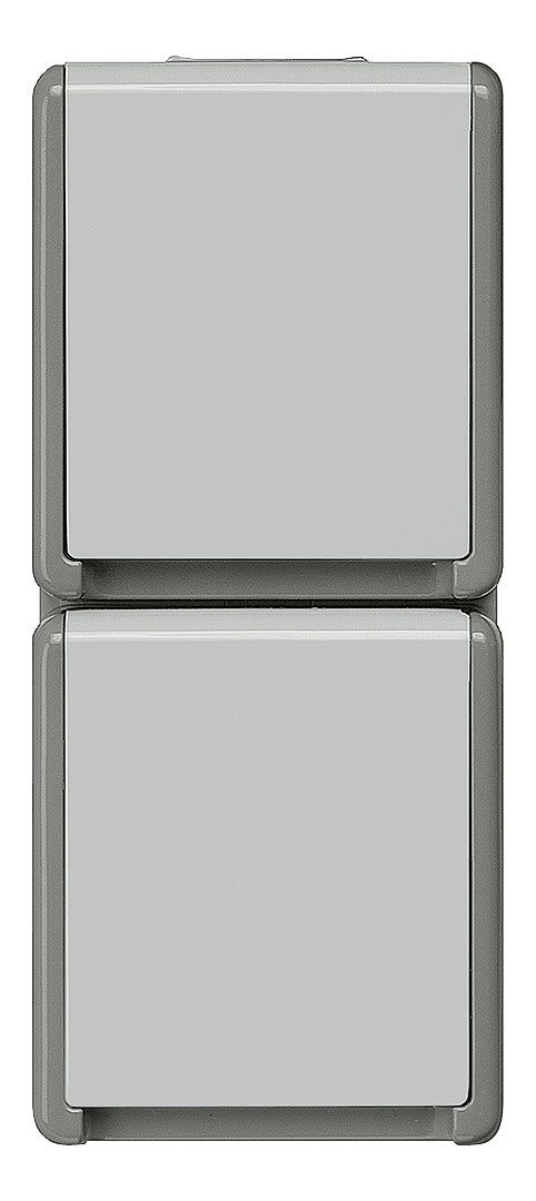 SIEMENS Steckdose 2f dgr glz AP Klappd DELTAfläche 5UB4723 IP44