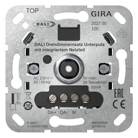 GIRA Dali-Potentiometer UP Drehkn 230V 202700