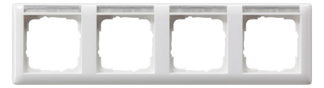GIRA Rahmen 4f rws glz horiz BSF Kst Standard 55 109403