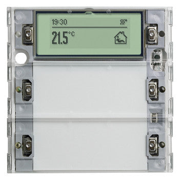 GIRA Tastsensor KNX UP neutral 2f 2pkt System 55 514200 m.Display m.Thermostat
