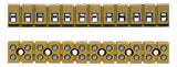 WEIDMÜLLER Klemmleiste 0,5-2,5qmm 24A bg MK 3/12 12p Direktmont Duropl 15mm