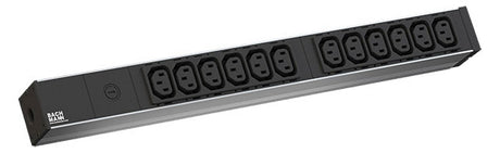 BACHMANN Rack-Stromverteilung 1HE 12xC13 800.2284 Überspannungskategorie: 2 250V