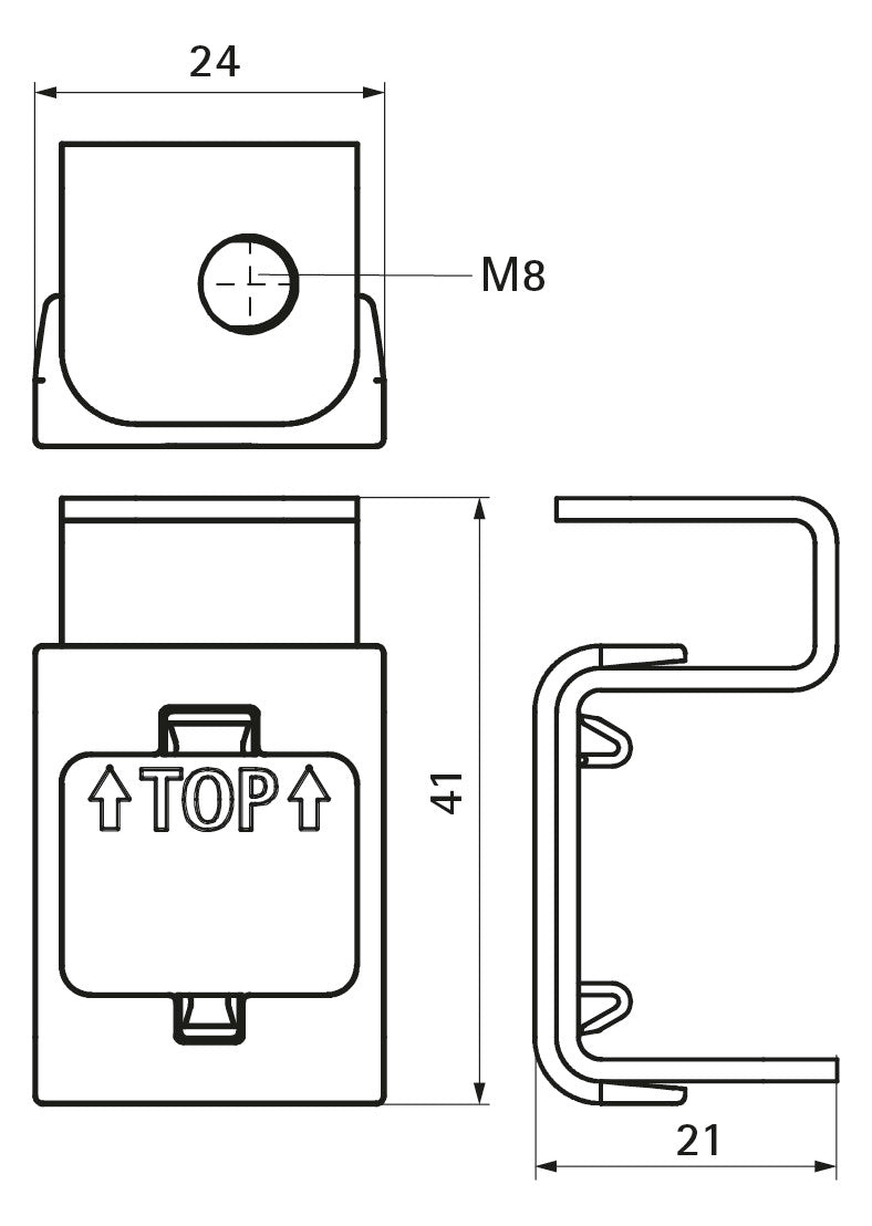Walraven Gewindestangenverbinder sv 21x24x41 - M8 | 6455008
