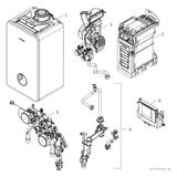 Bosch Hybridsystem, wandhängend CSH5800iG 15 P 23, mit Touch-Bedienfeld | 7738101104
