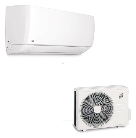 REMKO Single-Split-Klimaanlage 2,7kW ws BL 264 DC m.FB 3kW/Heiz 792x292x201mm