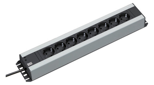 BACHMANN Steckdosenleiste 8f sw 2m 35° 300.006 IP20 1,5qmm
