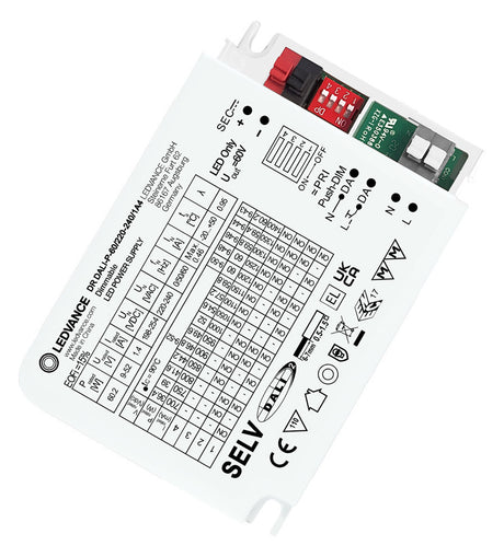 LEDVANCE LED-Steuerung 60W 1400mA 9-52V DR DALI - P -60/220-240/1A4 DALI IP20