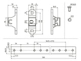 DEHN SE Potentialausgleichschiene 11ltg PAS EX 11AP M10 V2A V2A Aufb_fix