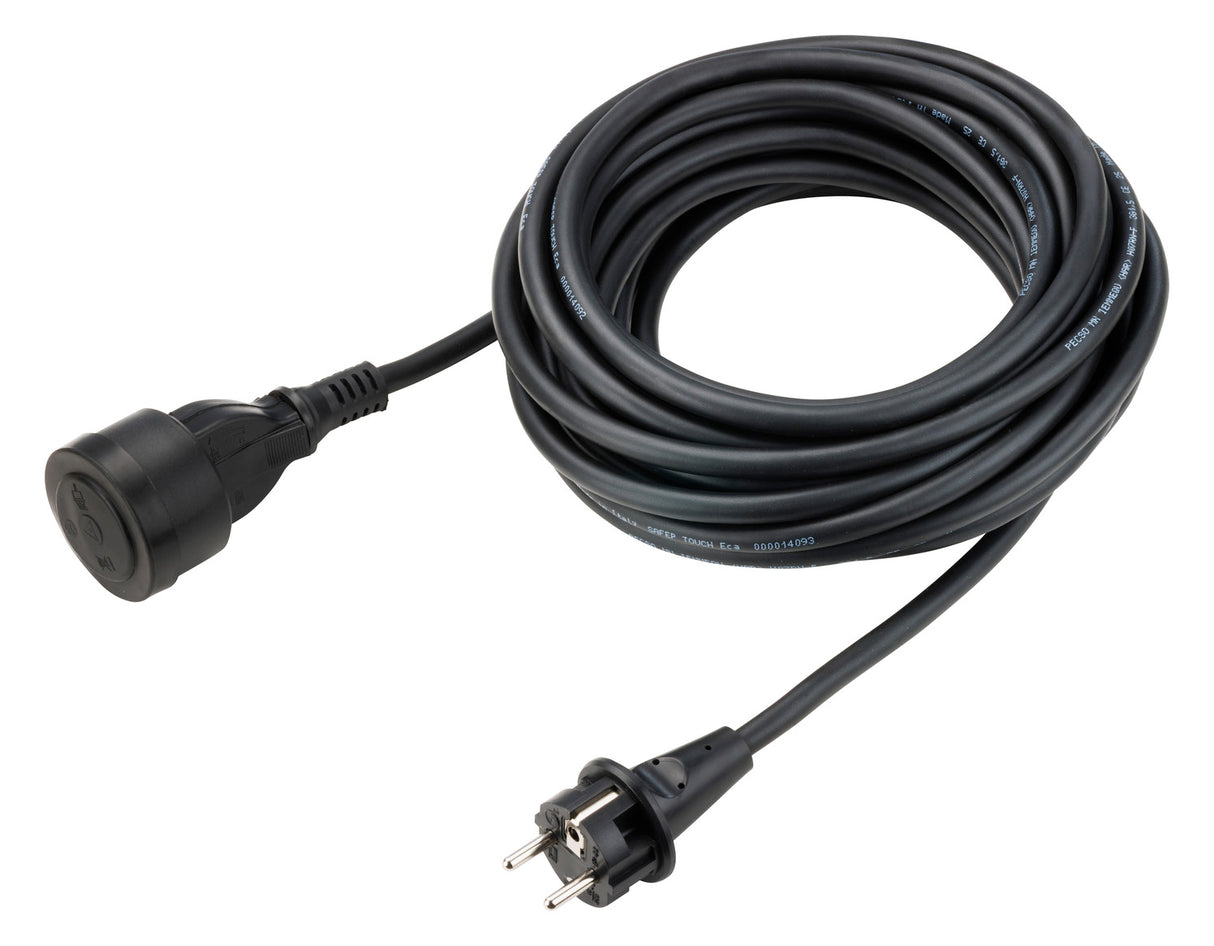 BACHMANN Netzanschlussleitung 10m 16A sw 343.171 3x1,5qmm IP44 Schutzk-Kuppl