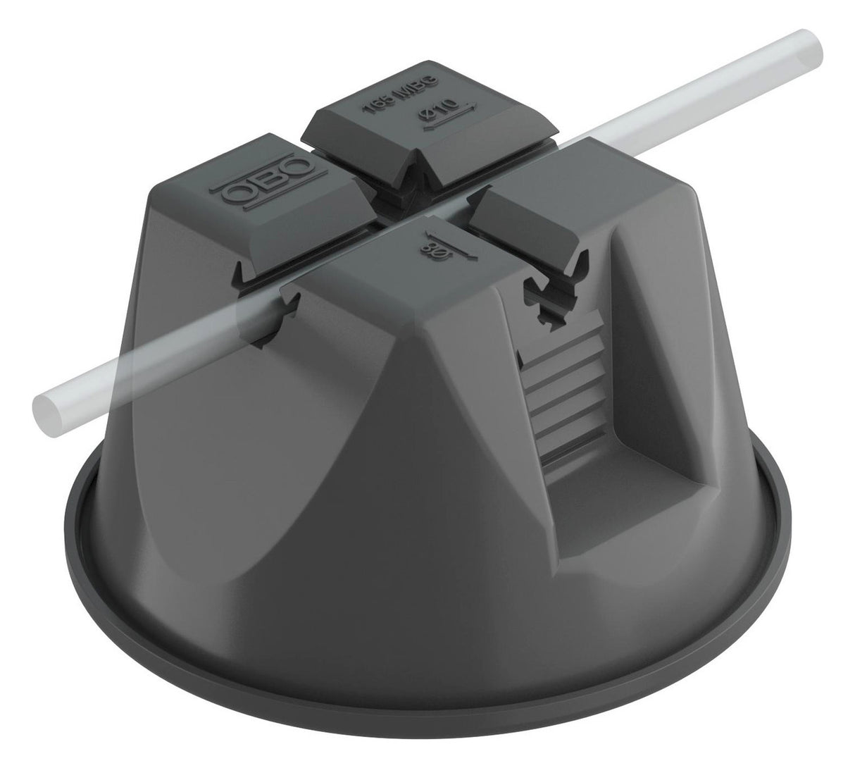 BETTERMANN Dachleitungshalter  8-10mm 165 MBG-8-10 8-10mm Flachd m.Clip kleb
