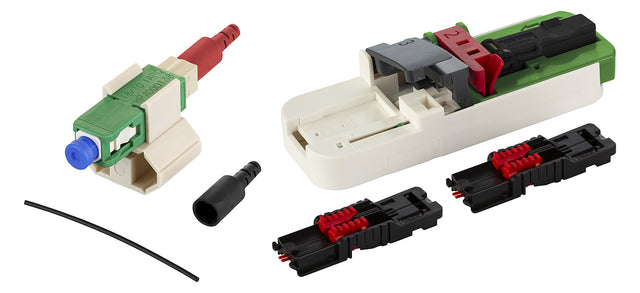 METZ CONNECT LWL-Stecker SC APC SM klemm 1509QAEA002C-E Keramik gn