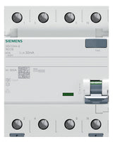 SIEMENS FI-Schutzschalter A 4p 440V 40A 5SV3344-6 0,03A 4TE REG 10kA 1kA/stoß