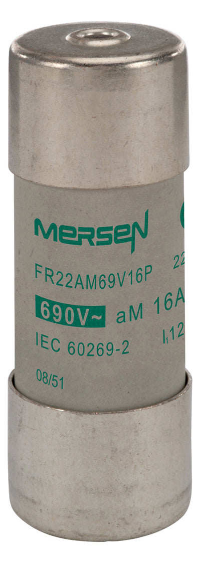 MERSEN Keramiksicherung T 16A 690V AC FR22AM69V16P 22x58mm