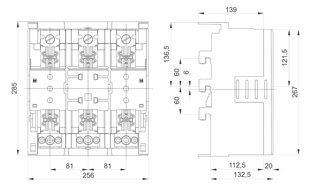SIEMENS Sicherungshalter 54x181mm 3NW7431-8HG