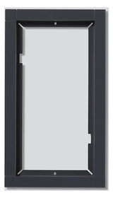 SIEDLE Rahmen-Türstation 2f AP anthgr KR 611-2/1-0 AG Kst 231x131x15mm
